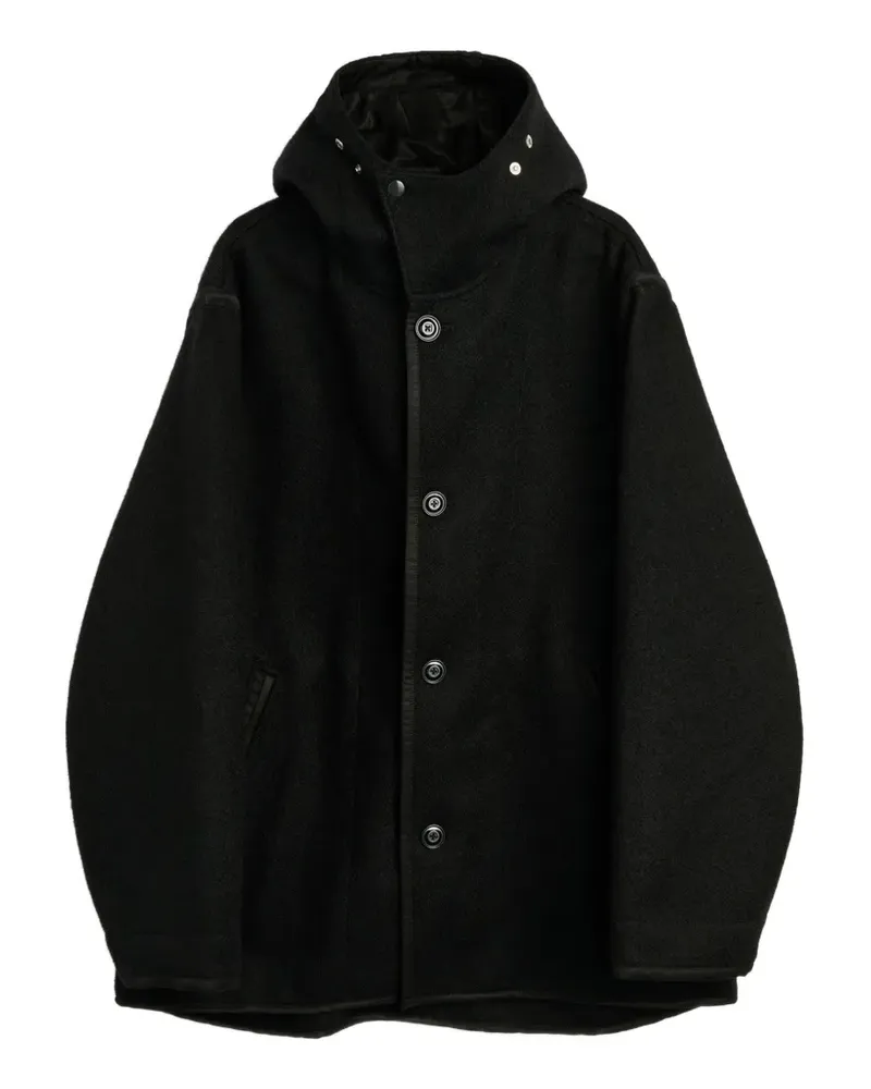Our Legacy Liner Kapuzenjacke - Schwarz Schwarz
