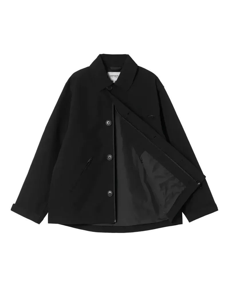 Carhartt WIP Barnett Jacke aus Canvas - Schwarz Schwarz