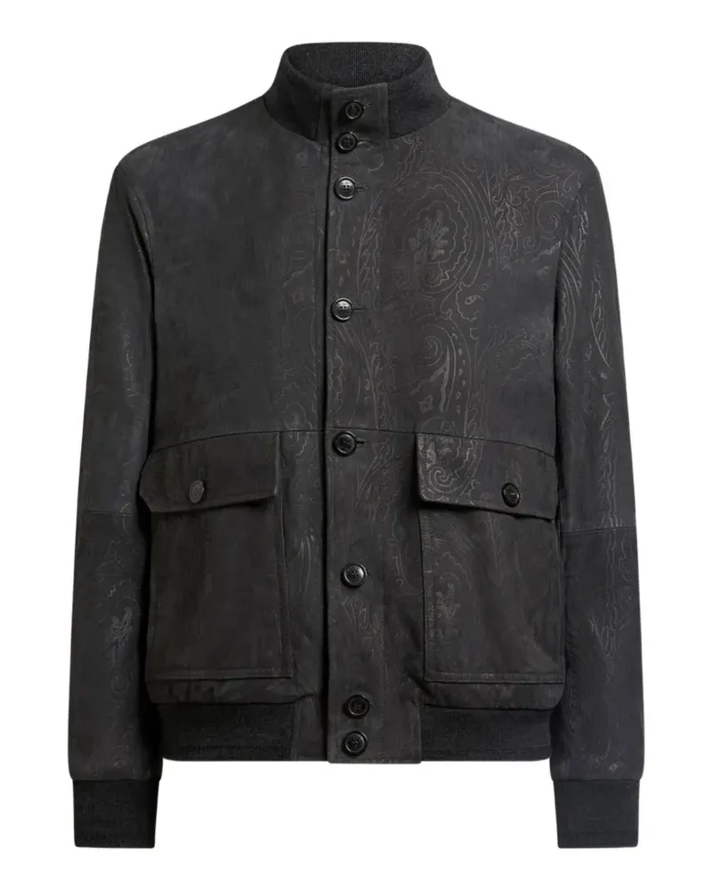 Etro Arnica Bomberjacke mit Paisley-Print - Schwarz Schwarz