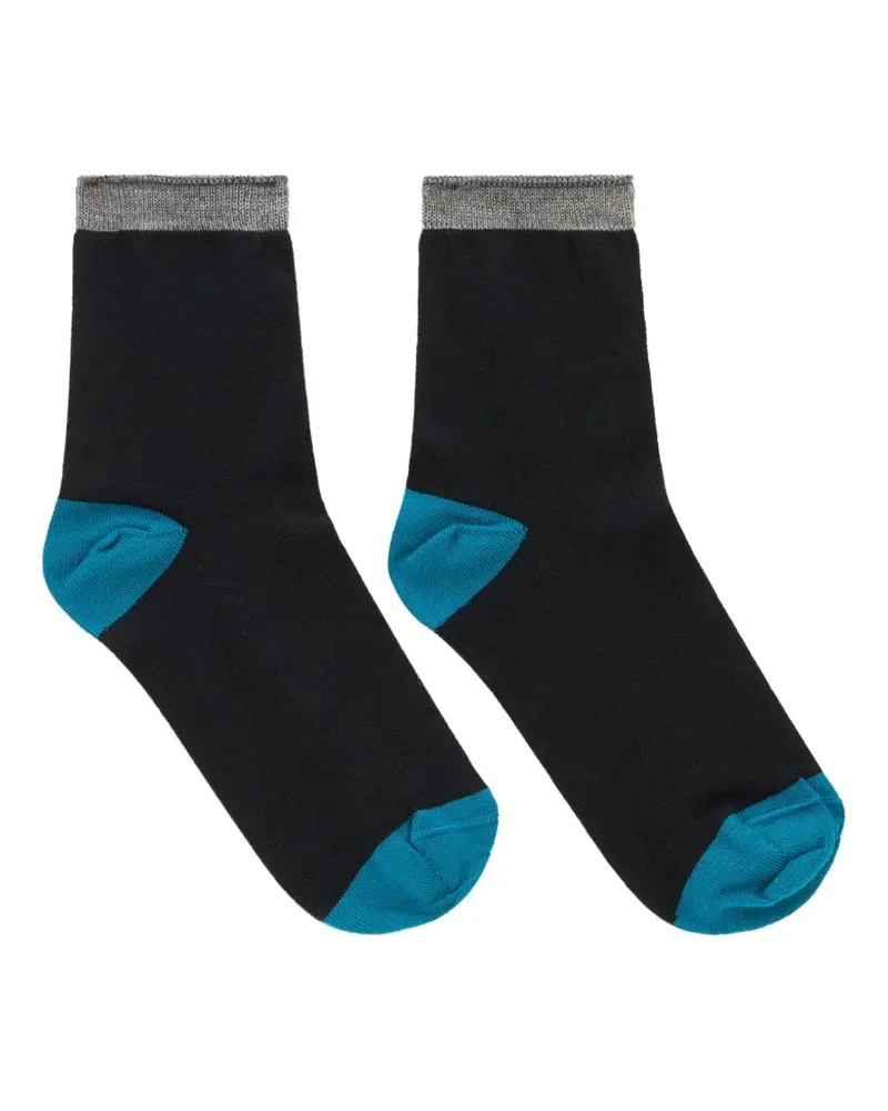 RED Valentino two-tone socks - Schwarz Schwarz