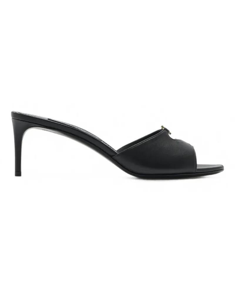 Dolce & Gabbana DG logo cutout mules - Schwarz Schwarz