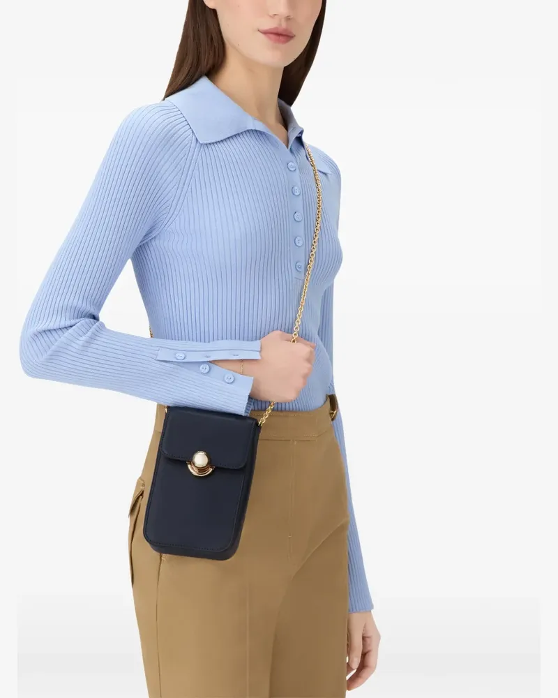 Furla Vertical Umhängetasche mit Kettenriemen - Blau Blau