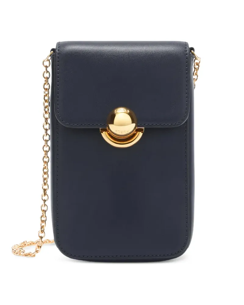 Furla Vertical Umhängetasche mit Kettenriemen - Blau Blau
