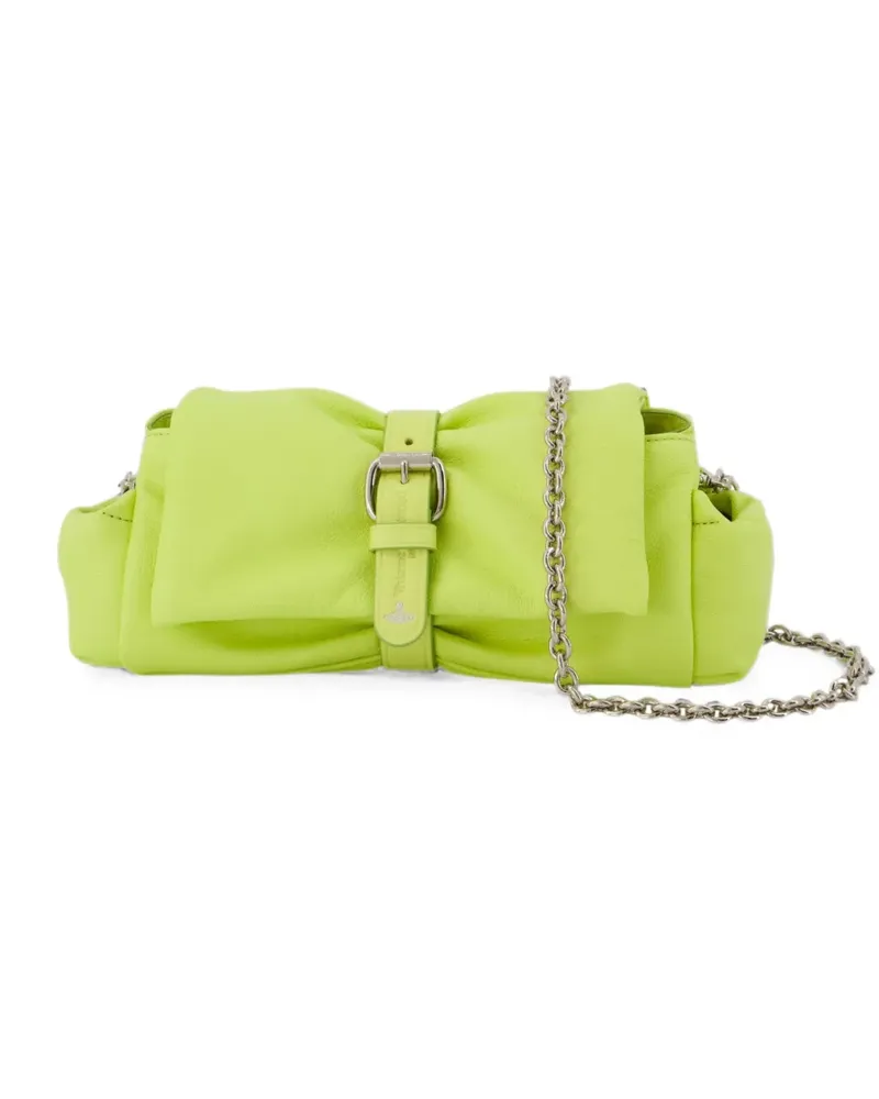 Vivienne Westwood Hazel Treasure leather clutch bag - Grün Grün