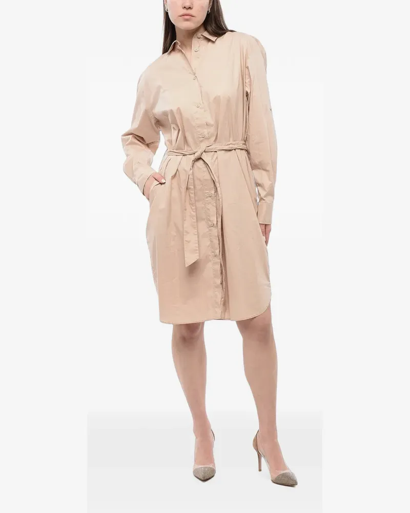 Woolrich belted mini dress - Nude Nude