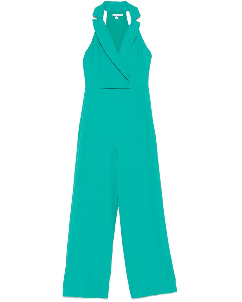 Patrizia Pepe Doppelreihiger Jumpsuit aus Krepp - Grün Grün