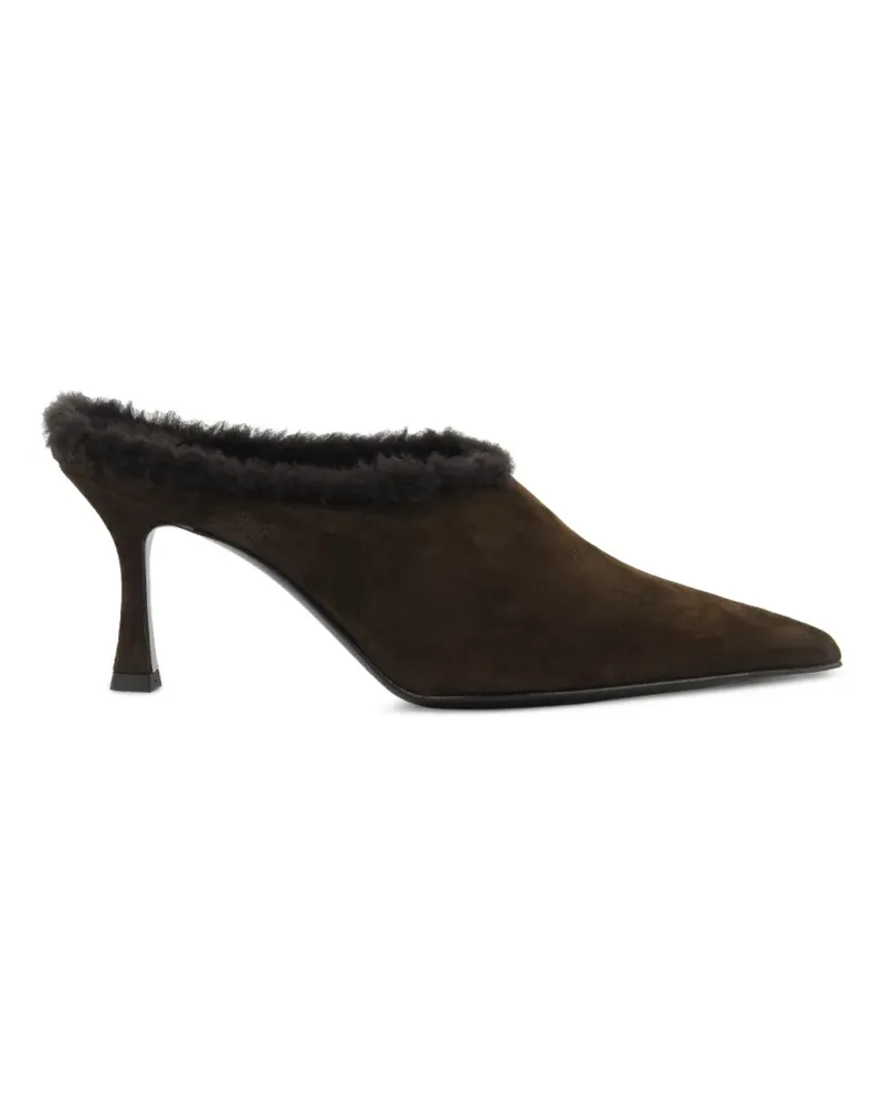 Guglielmo Rotta Mules aus Wildleder - Braun Braun