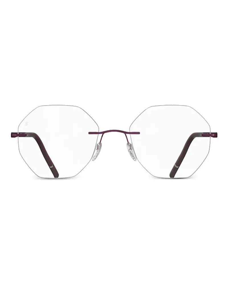 Silhouette Dawn Brille mit geometrischem Gestell - Violett Violett