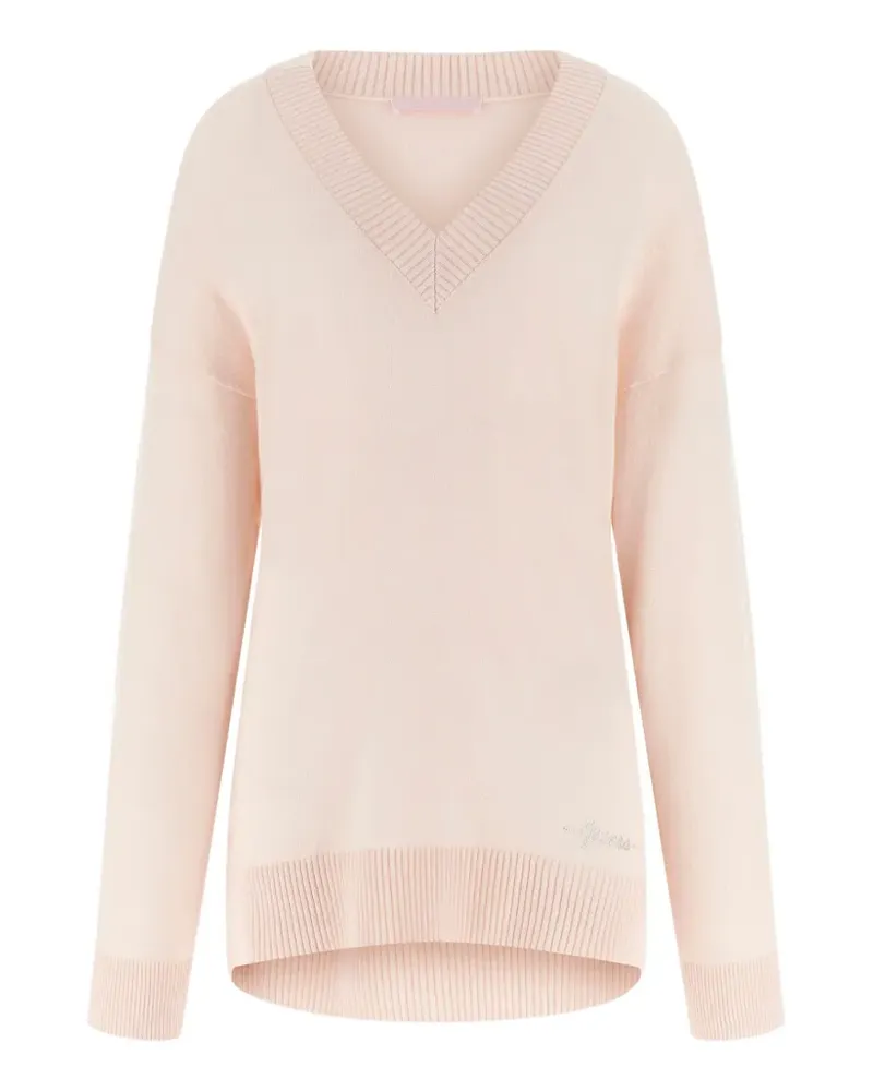 Guess Pullover mit V-Ausschnitt - Rosa Rosa