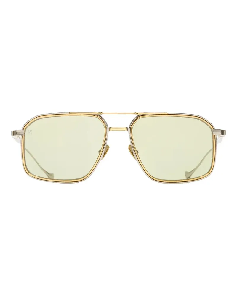 Cutler and Gross 1971 Limited Edition Brille mit geometrischem Gestell - Gold Gold