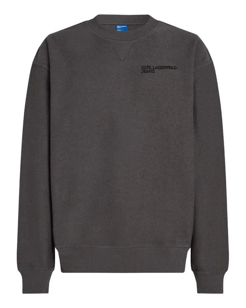 Karl Lagerfeld Sweatshirt mit Logo-Print - Grau Grau