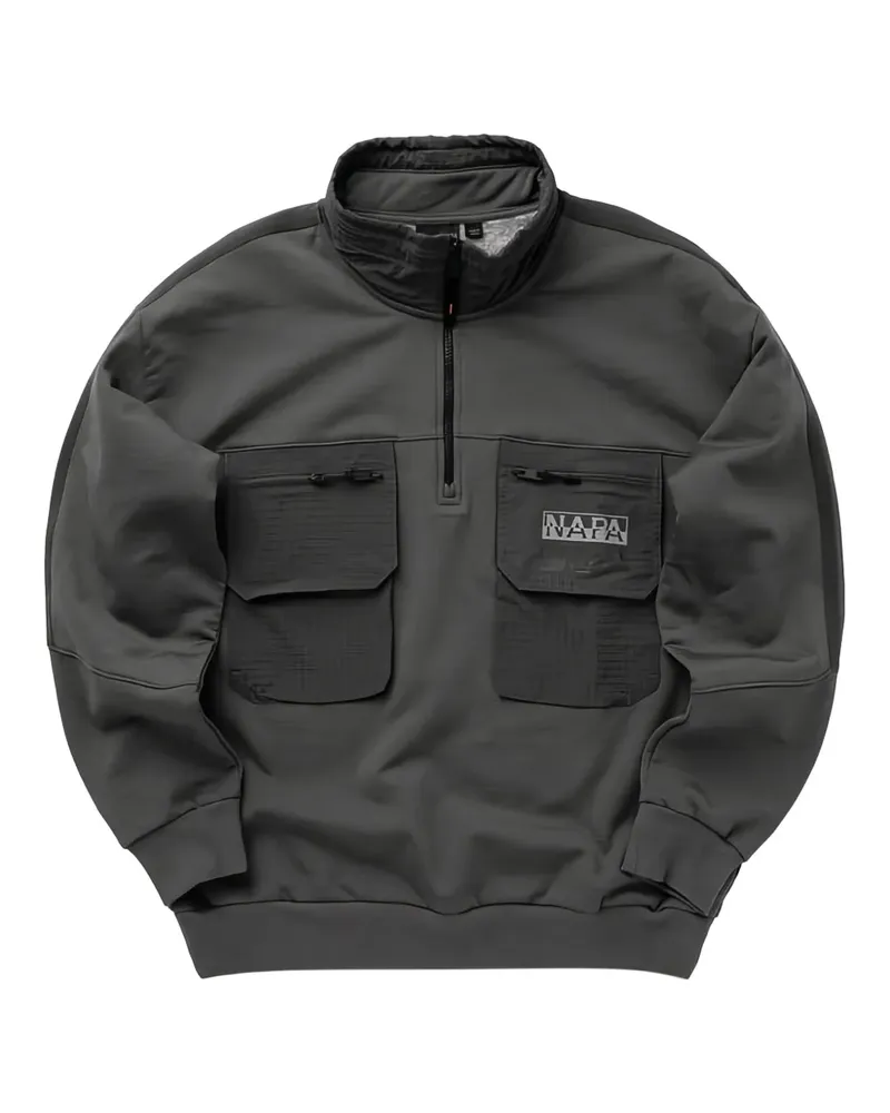 Napapijri B-Tusco Sweatshirt - Grau Grau
