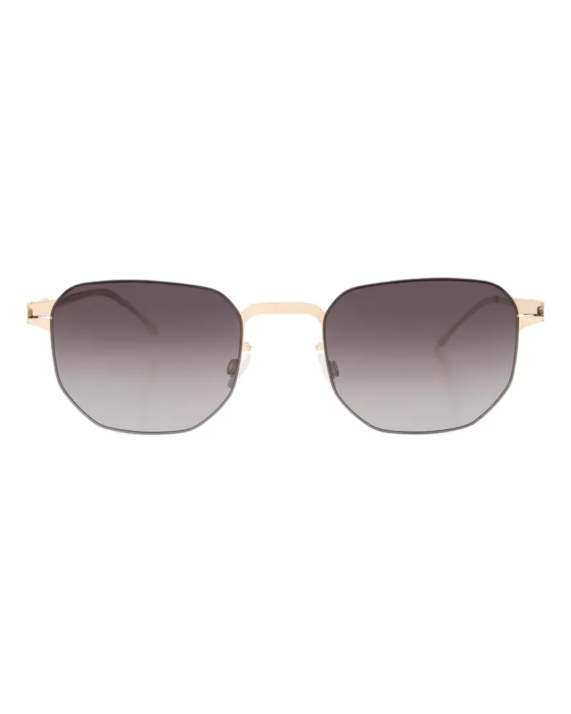 Mykita Bijan geometric-frame sunglasses - Gold Gold