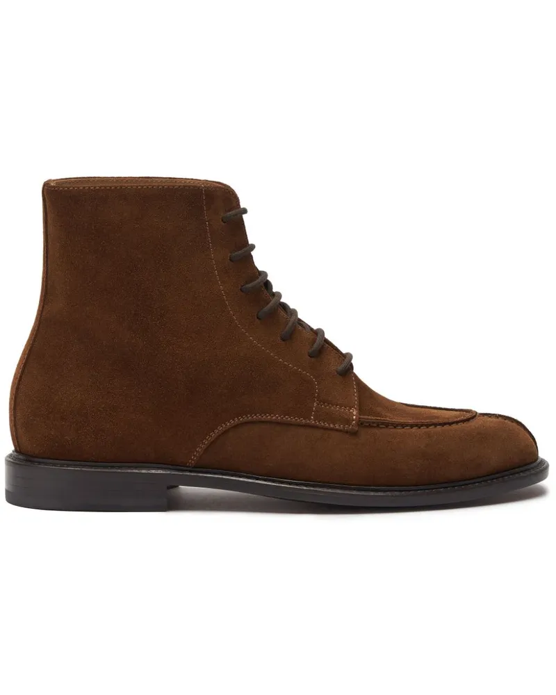 Scarosso Stiefeletten mit Schnürung - Braun Braun
