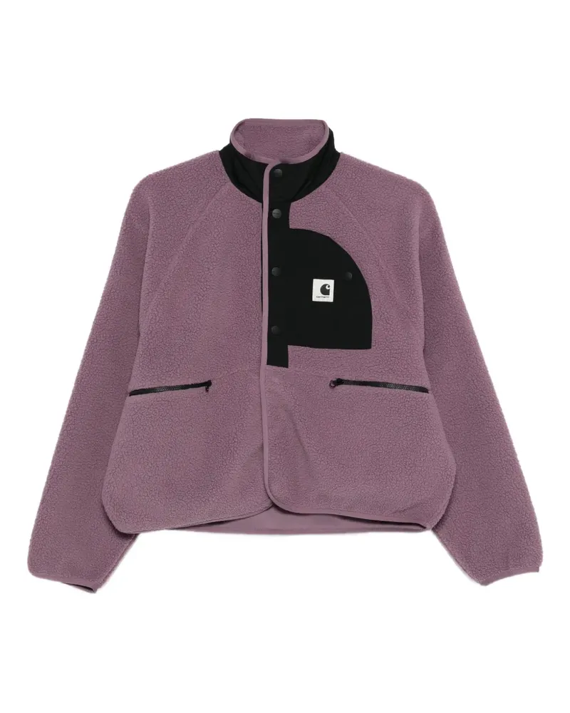 Carhartt WIP W' Flynn Fleecejacke mit Logo-Detail - Violett Violett