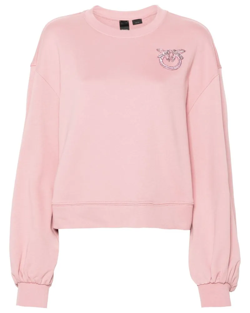 Pinko Love Birds Sweatshirt Rosa