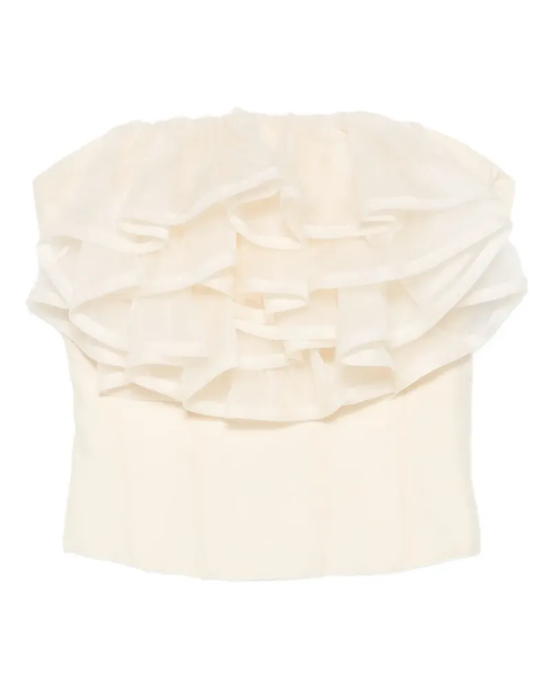 Viktor & Rolf Top mit Rüschen - Nude Nude