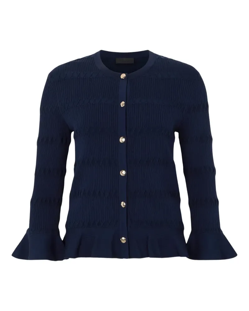 Liu Jo round-neck button-down cardigan - Blau Blau
