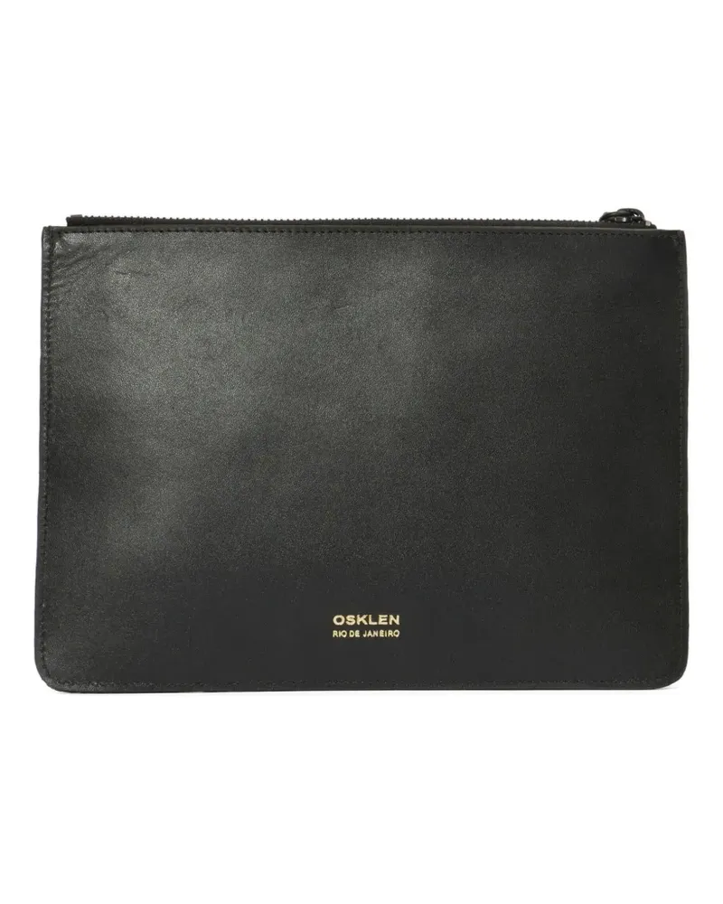 Osklen Clutch mit Leoparden-Print - Braun Braun