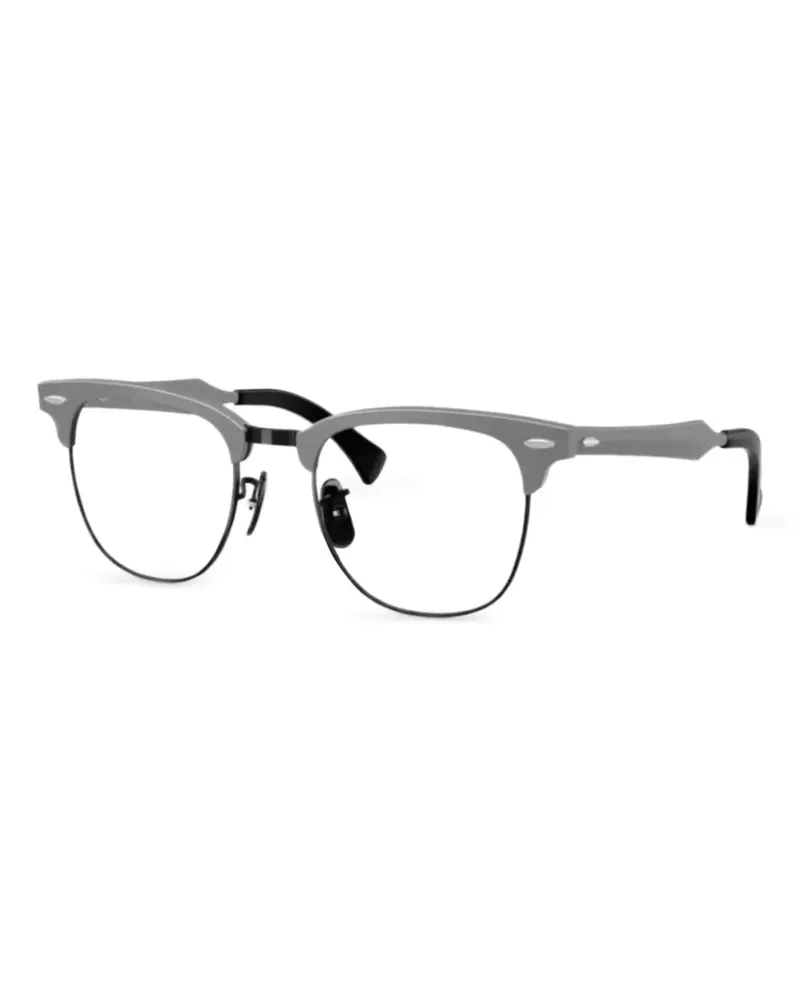 Ray Ban Brille mit breitem Gestell - Grau Grau