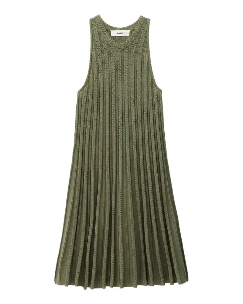 ba&sh Sinnta ribbed sleeveless dress - Grün Grün