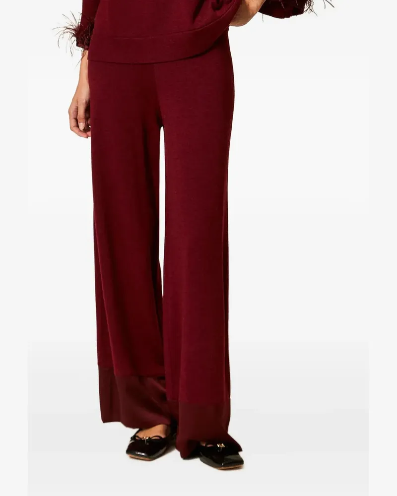 Twin-Set wool blend trousers - Rot Rot