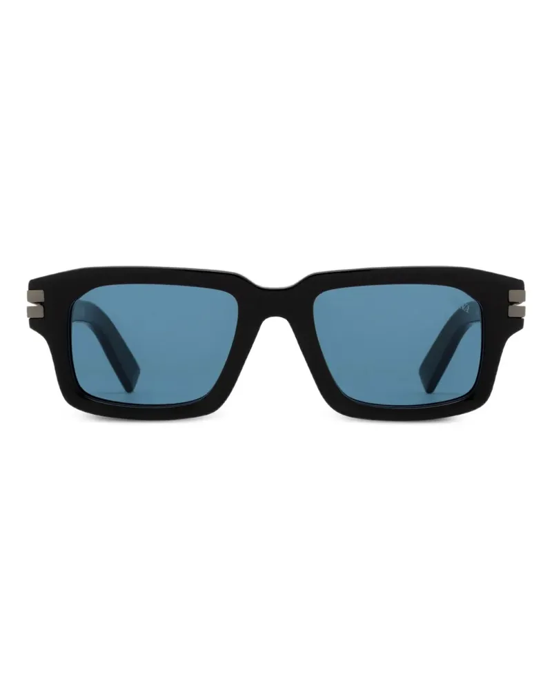 Ermenegildo Zegna EZ0255 Sonnenbrille mit eckigem Gestell - Braun Braun