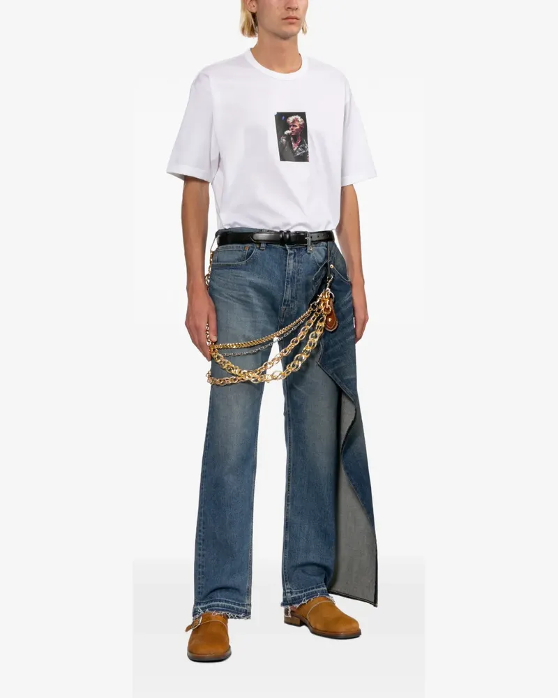 Junya Watanabe David Bowie T-shirt - Weiß Weiß