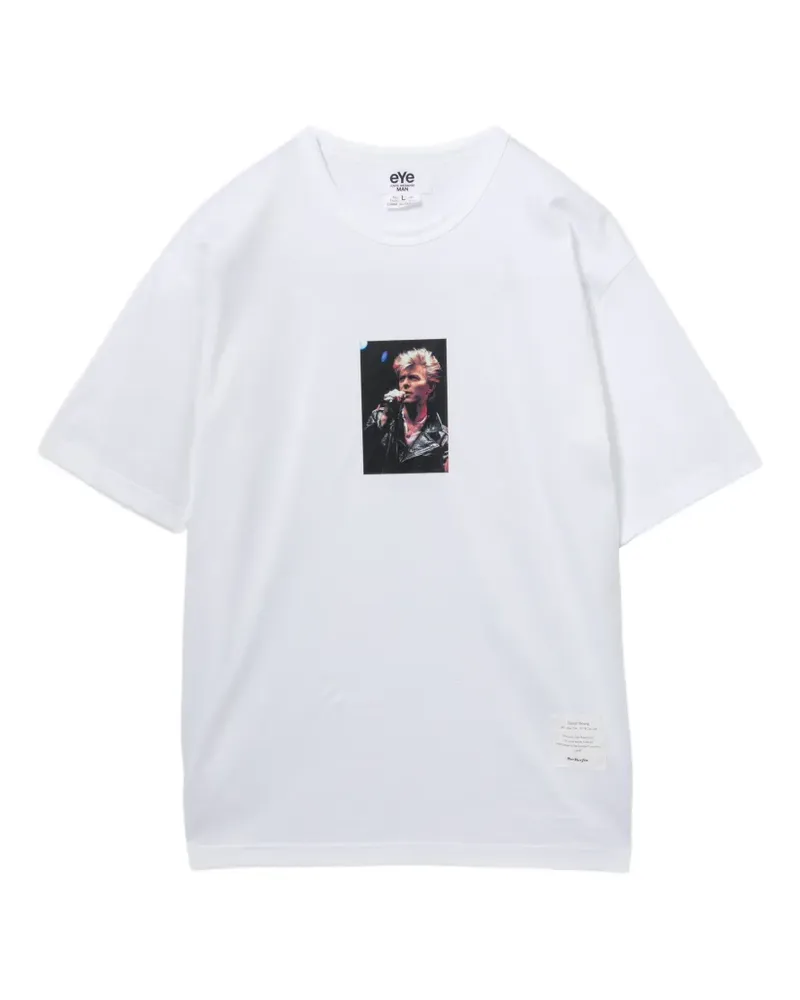 Junya Watanabe David Bowie T-shirt - Weiß Weiß