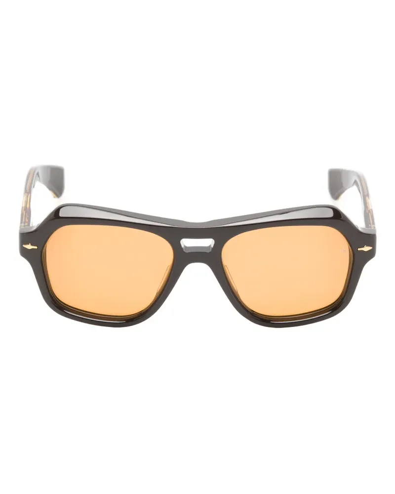 Jacques Marie Mage Tamerlis Sonnenbrille mit quadratischem Gestell - Braun Braun