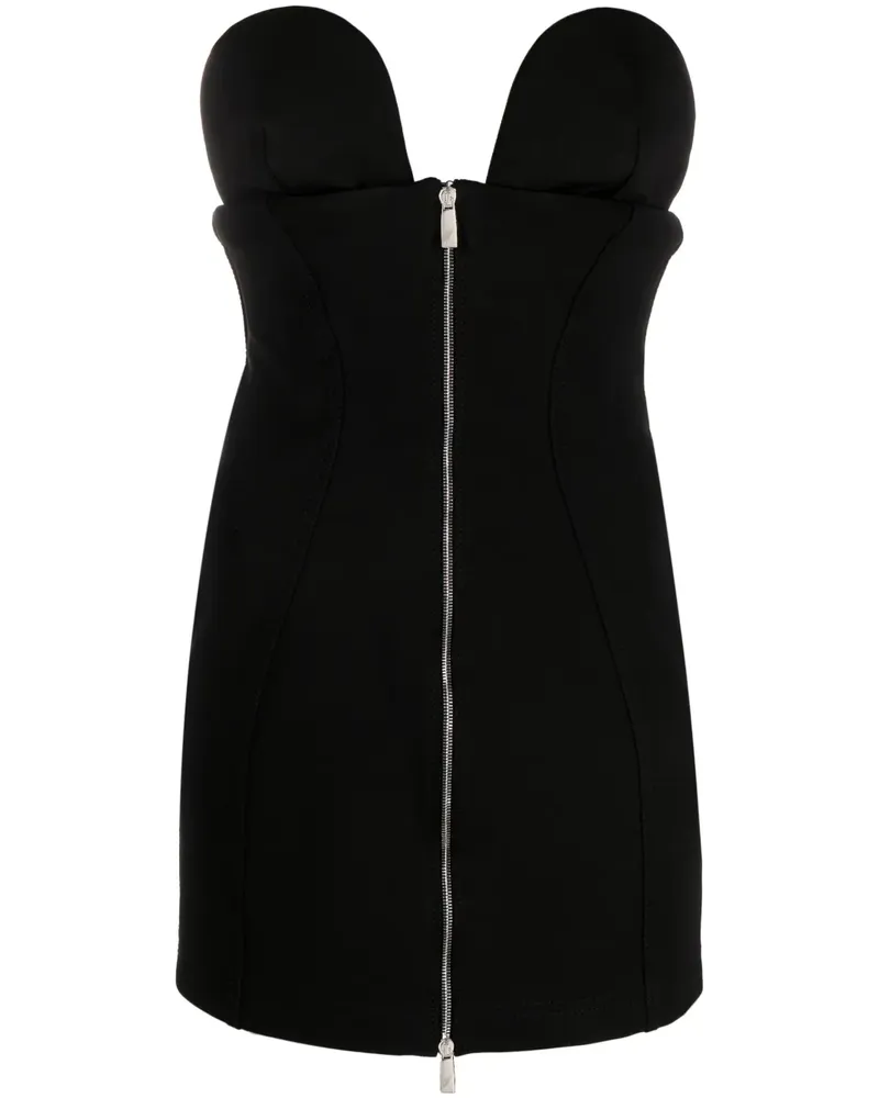 OFF-WHITE Schulterfreies Minikleid - Schwarz Schwarz