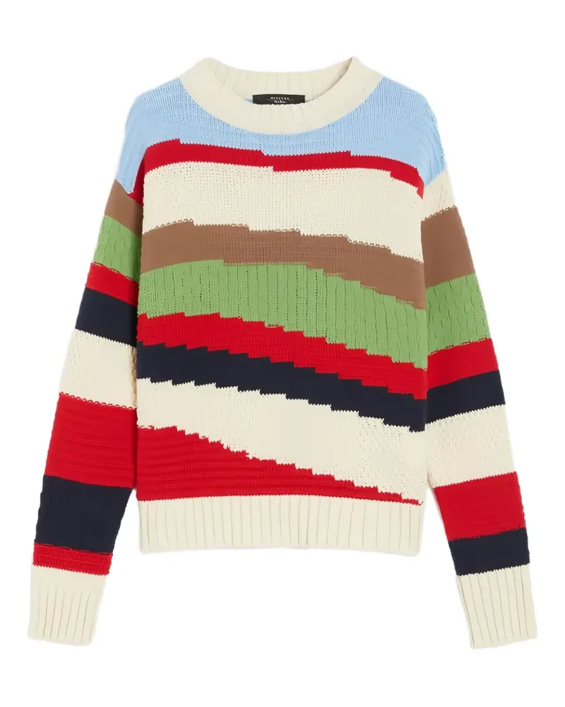 Max Mara Inlay Pullover aus Baumwolle - Nude Nude