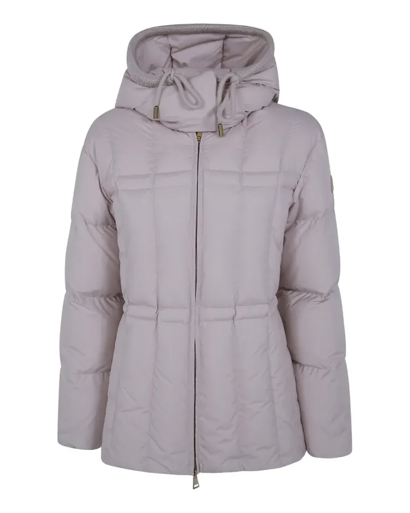 Moncler Gesteppte Kapuzenjacke - Weiß Weiß