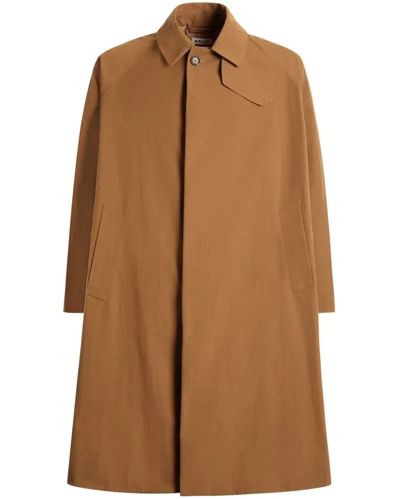 Bally Trenchcoat mit Stehkragen - Braun Braun