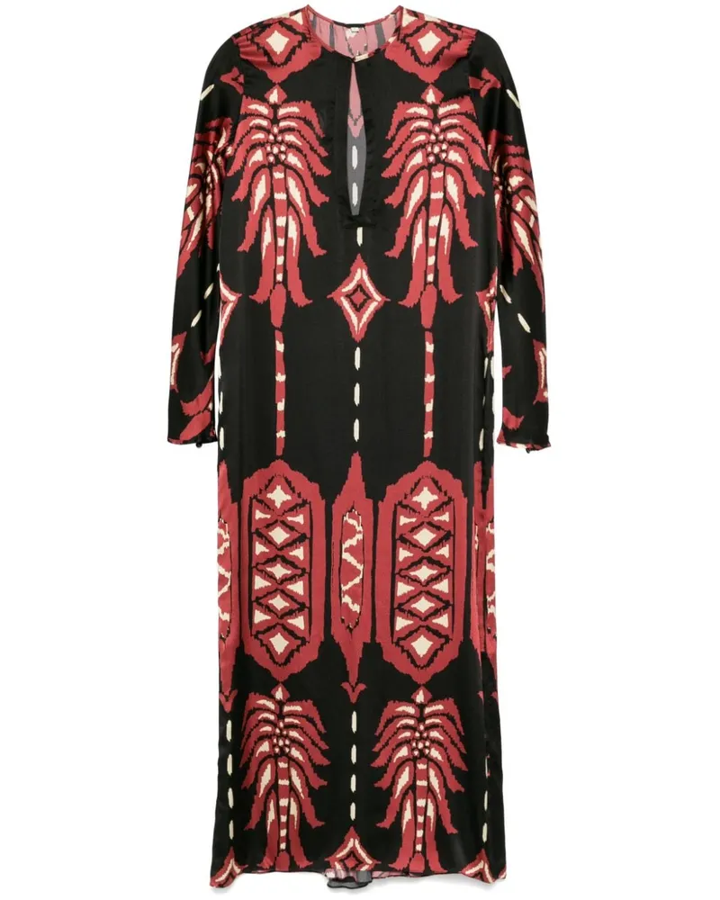 Johanna Ortiz Relics of Wisdom Maxikleid - Schwarz Schwarz