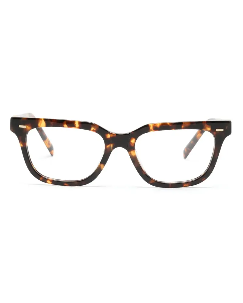 Miu Miu Eckige Brille in Schildpattoptik - Braun Braun