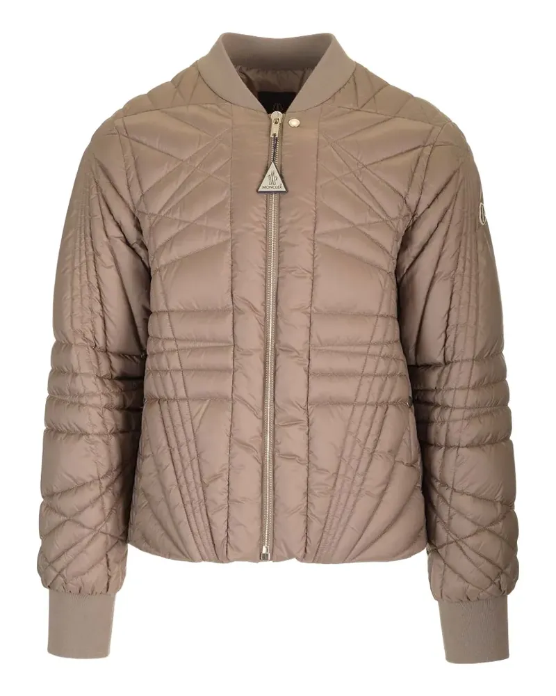 Moncler Megapenta padded bomber jacket - Nude Nude
