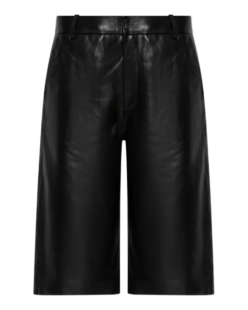 Gestuz leather shorts - Schwarz Schwarz