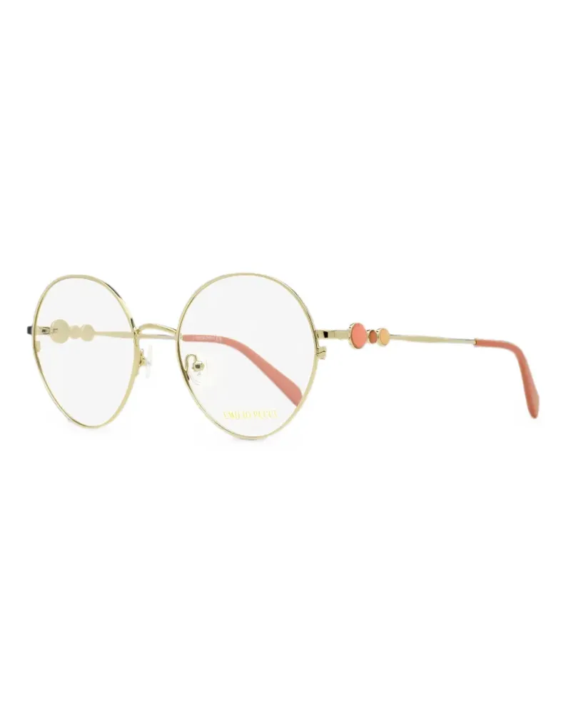 Emilio Pucci EP5203 Brille mit rundem Gestell - Gold Gold