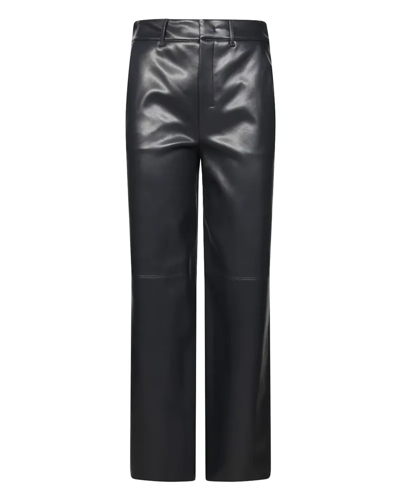 Max Mara Hose aus Faux-Leder - Blau Blau