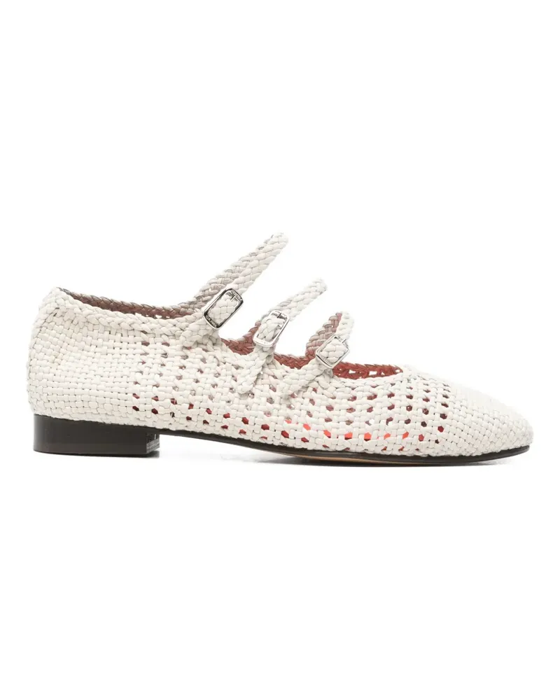 Carel Ariana woven ballet flats - Nude Nude