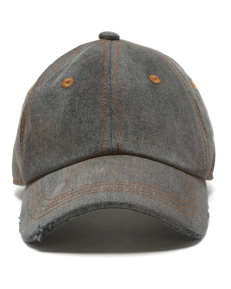 Acne Studios Baseballkappe aus Denim - Grau Grau
