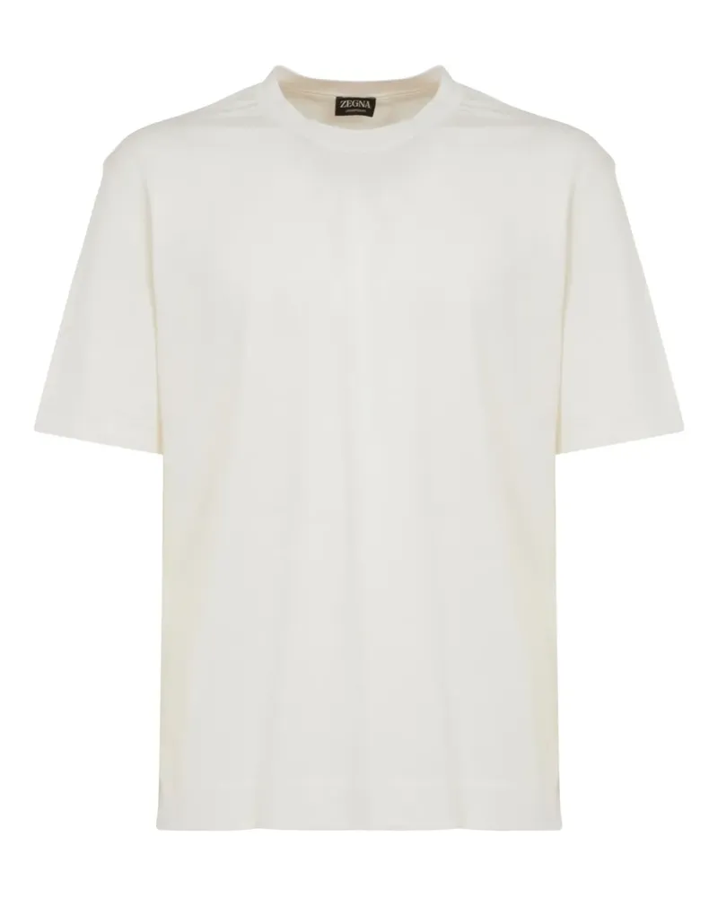 Ermenegildo Zegna T-Shirt mit Rundhalsausschnitt - Nude Nude