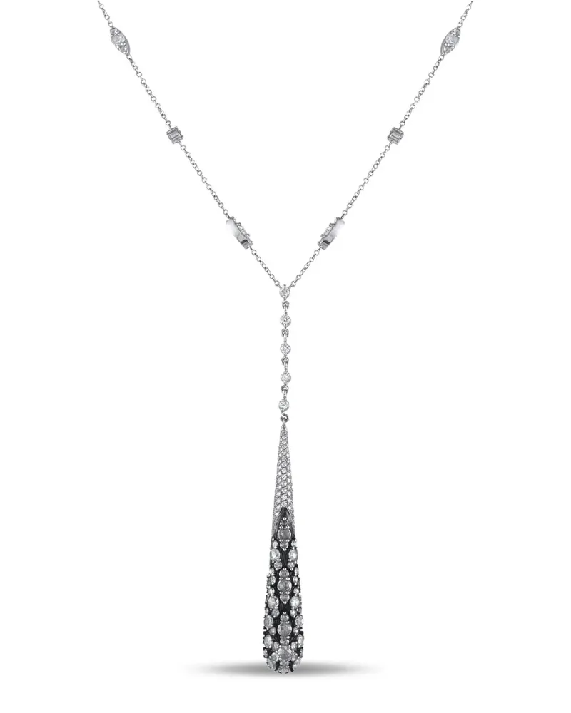 Pasquale Bruni 18kt Weißgoldhalskette mit Diamanten - Silber Silber