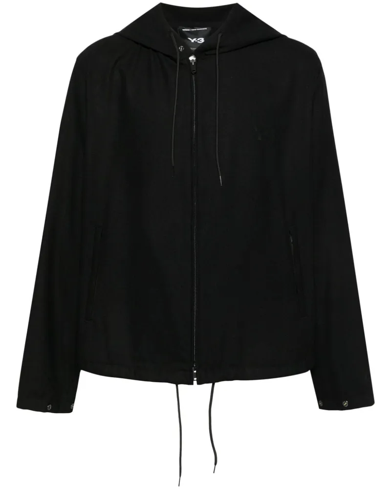 Y-3 Flanell HD Hoodie - Schwarz Schwarz