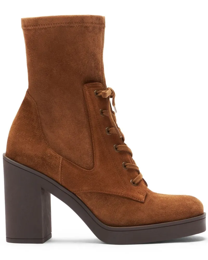 Stuart Weitzman Everitt Stiefel 80mm - Braun Braun