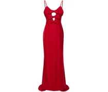 Abendkleid mit Schleife - Rot