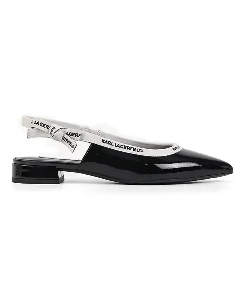 Karl Lagerfeld pointed-toe pumps - Schwarz Schwarz