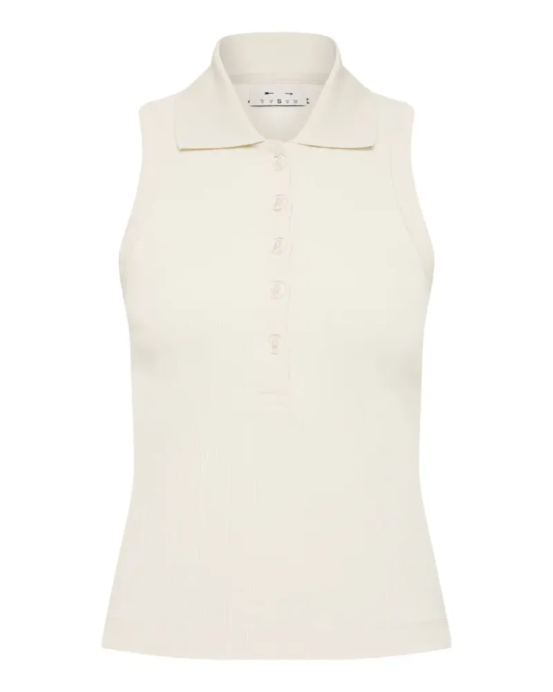The Upside Ärmelloses Poloshirt mit Kragen - Nude Nude