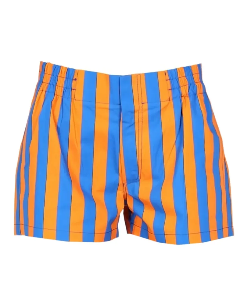 SUNNEI striped shorts - Orange Orange